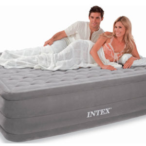 Intex Ultra Plush Queen Size Air Bed with built in Electric Pump 66958