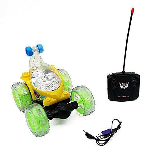 Remote control rechargeable 360° stunt car.