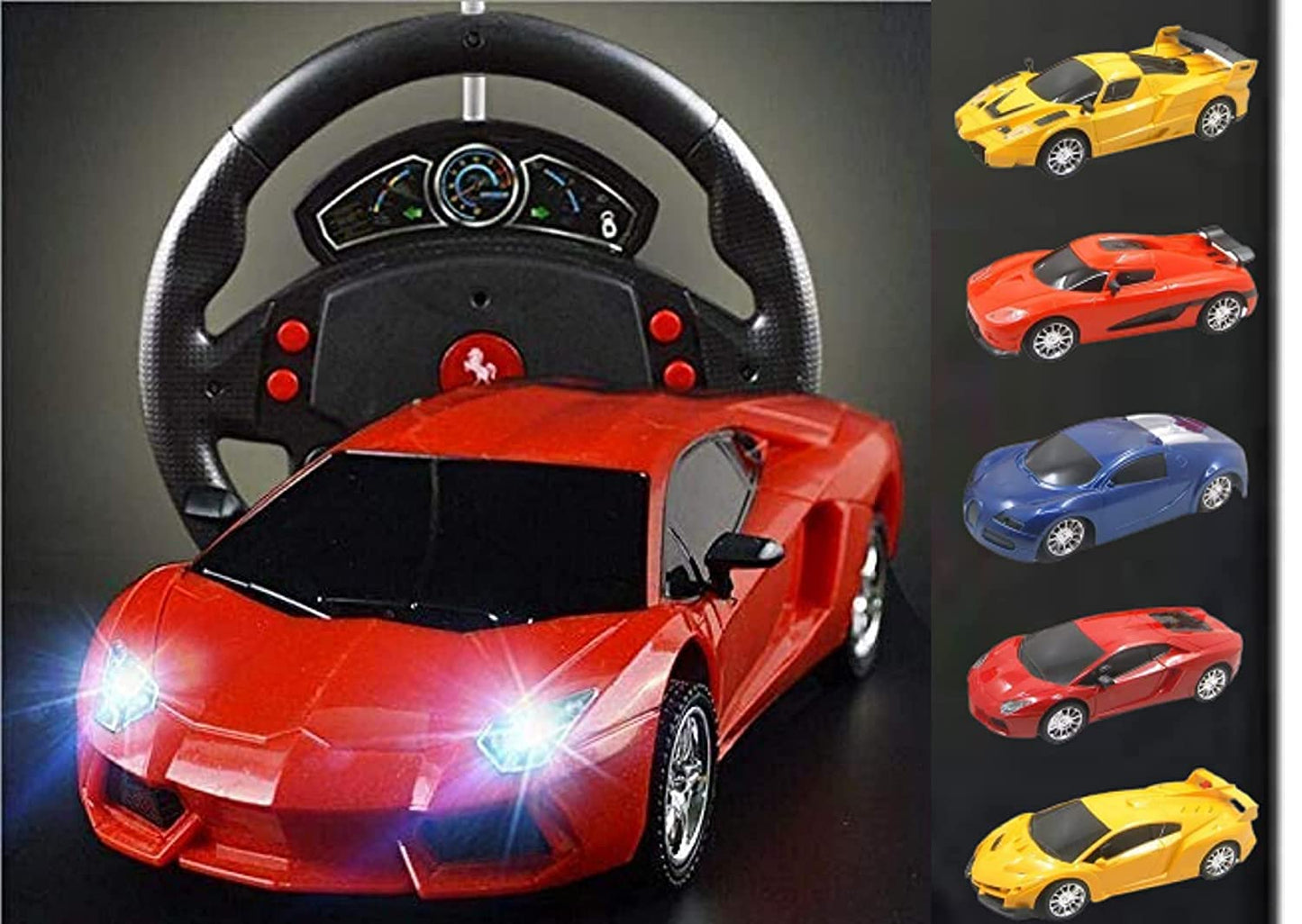 Rechargeable Steering Wheel Remote Control Car 1:24