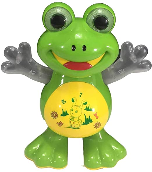 Multicolor Dancing Frog Toy with Lights