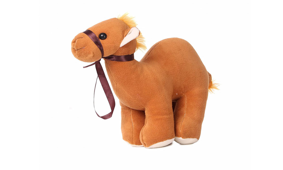 Cute Camel Plush Soft Toy for Kids- 25cm (Brown)