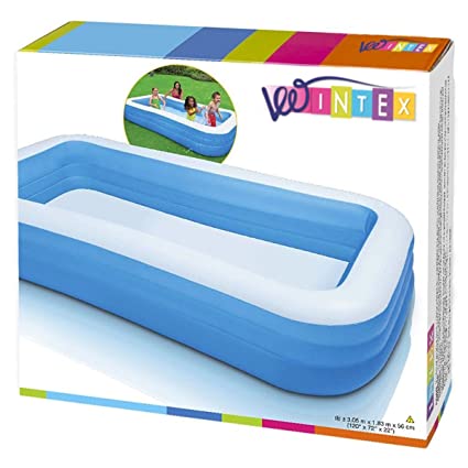 "Intex Swim Center Inflatable Pool, 6y, 120x72x22"