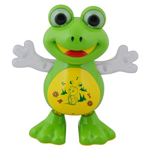 Multicolor Dancing Frog Toy with Lights