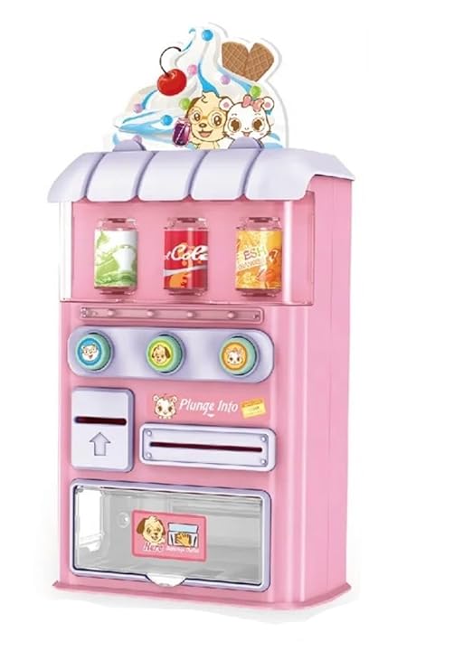 Mini Vending Machine Toy Electronic Beverage Drink Machine