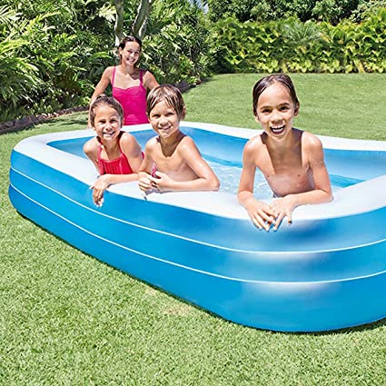 "Intex Swim Center Inflatable Pool, 6y, 120x72x22"