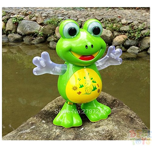 Multicolor Dancing Frog Toy with Lights