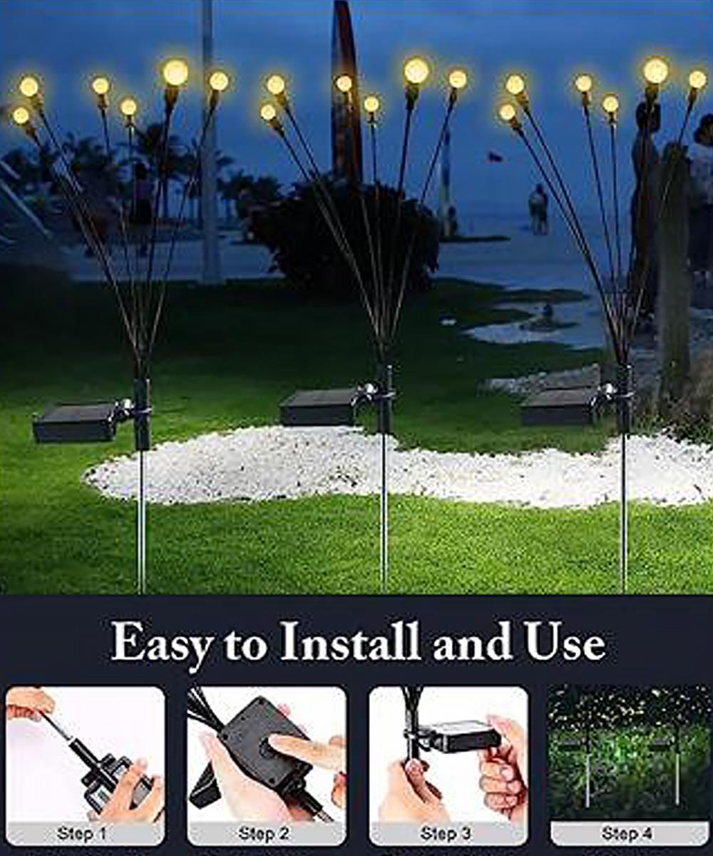 Premium Solar Firefly Lights (High Lumens) Set of 2