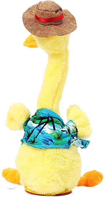 Talking Dancing Duck Plush Toy with Recording