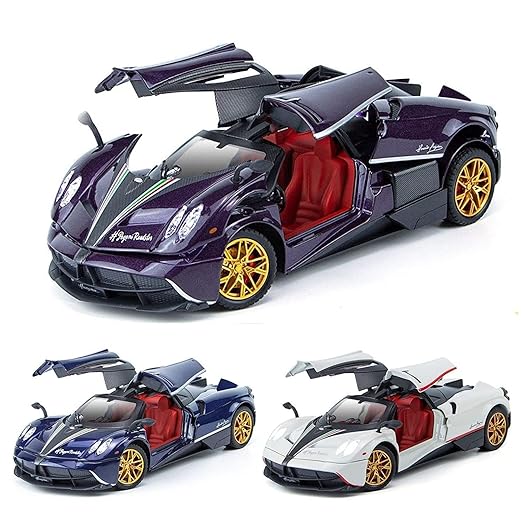 Big Pagani Alloy Metal Pull Back Die-cast Car 1:24