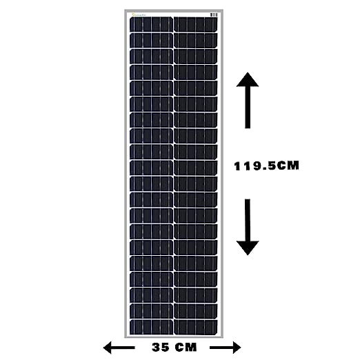 Monocrystalline Solar Panel 75 Watt (1 Piece)