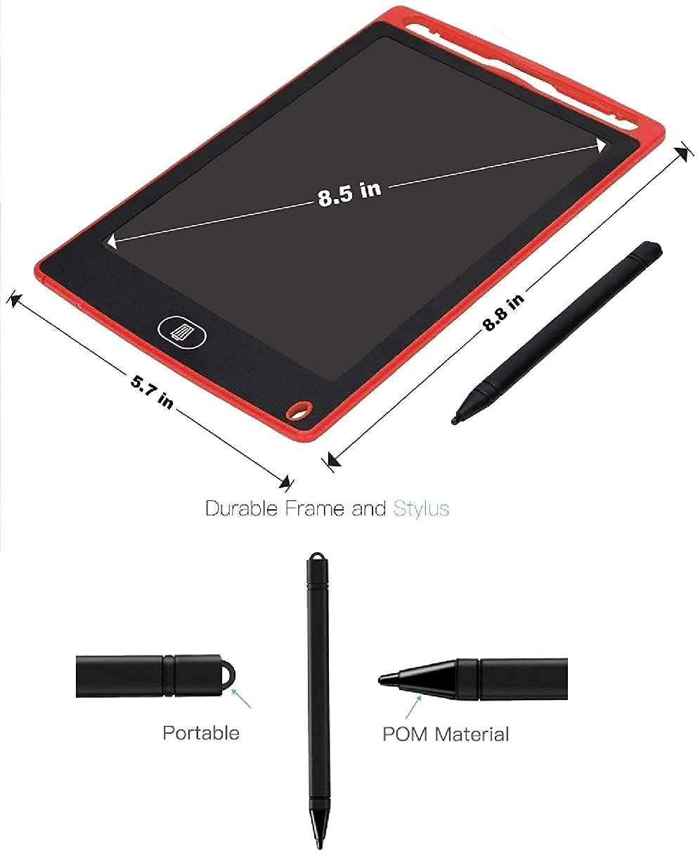 "8.5-inch LCD writing tablet for kids."