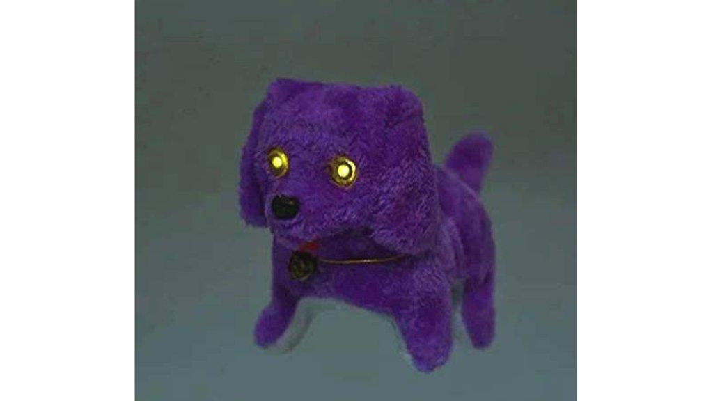 Walking Barking Puppy Dog with Flashing Eyes Cute Action Toy for Kids