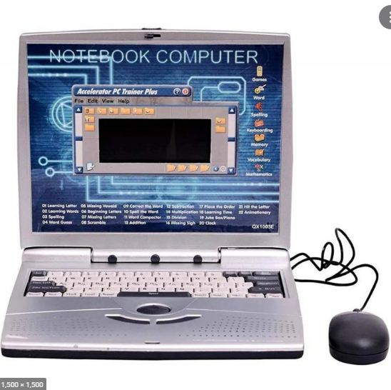 Notebook Computer 22 Activities and Games":  "Kids' fun with 22 games!"