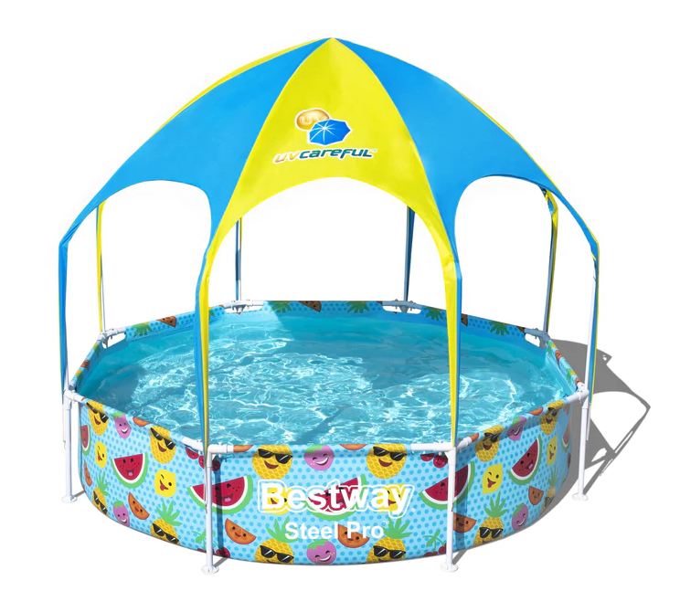 BESTWAY 8ft Metal Splash-In Play Pool (56432)