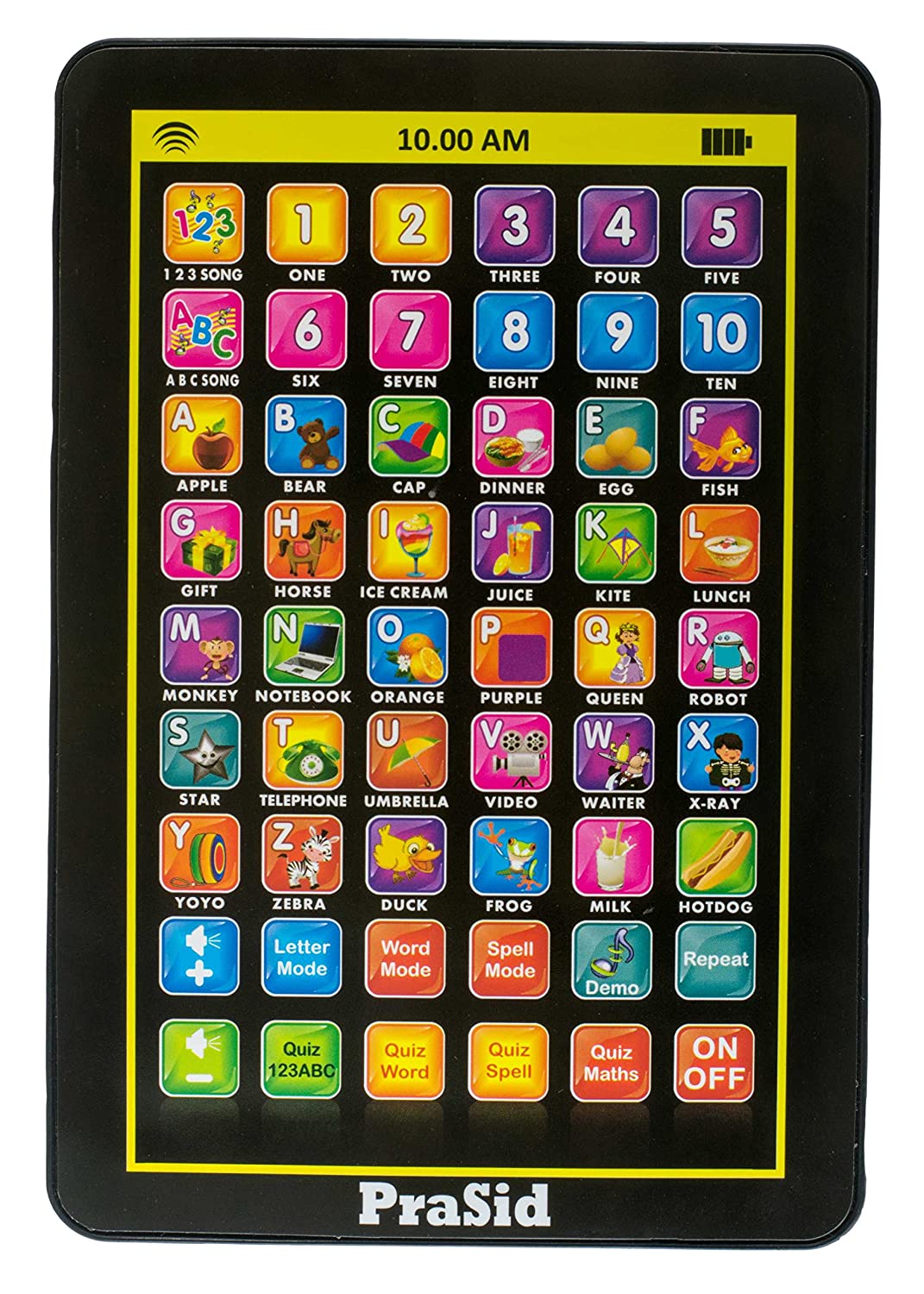 Prasid Mini My Pad English Learning Tablet for kids (Multicolor)