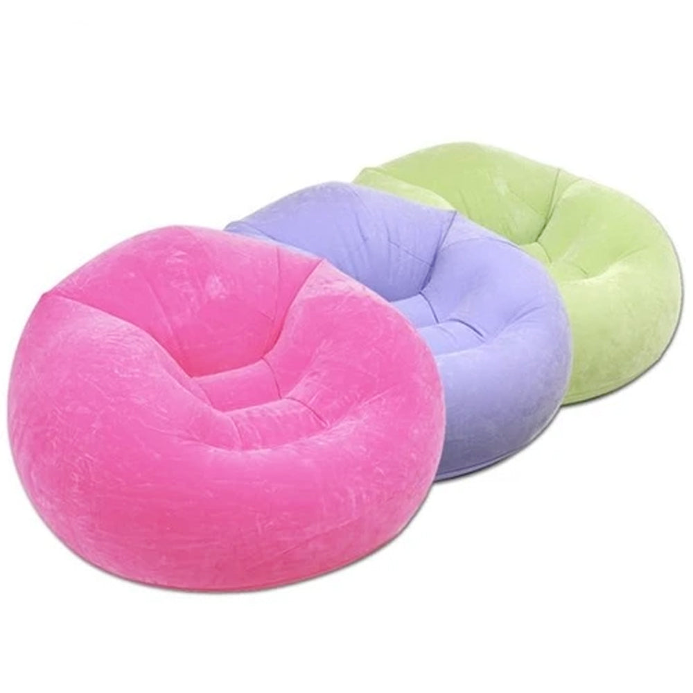 Pink INTEX beanless bag chair, 107x104x69 cm.