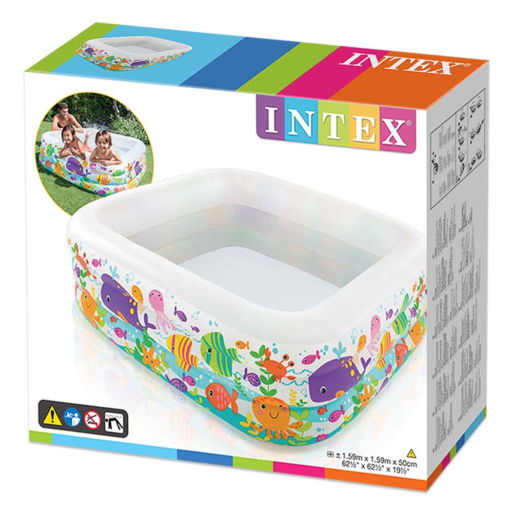 Intex Swim Center Clear view Pool, Multi Color