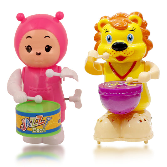 Key-Operated Drumming Dancing Rattle Toy