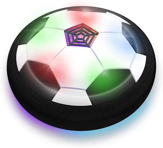 Hover soccer ball with LED lights