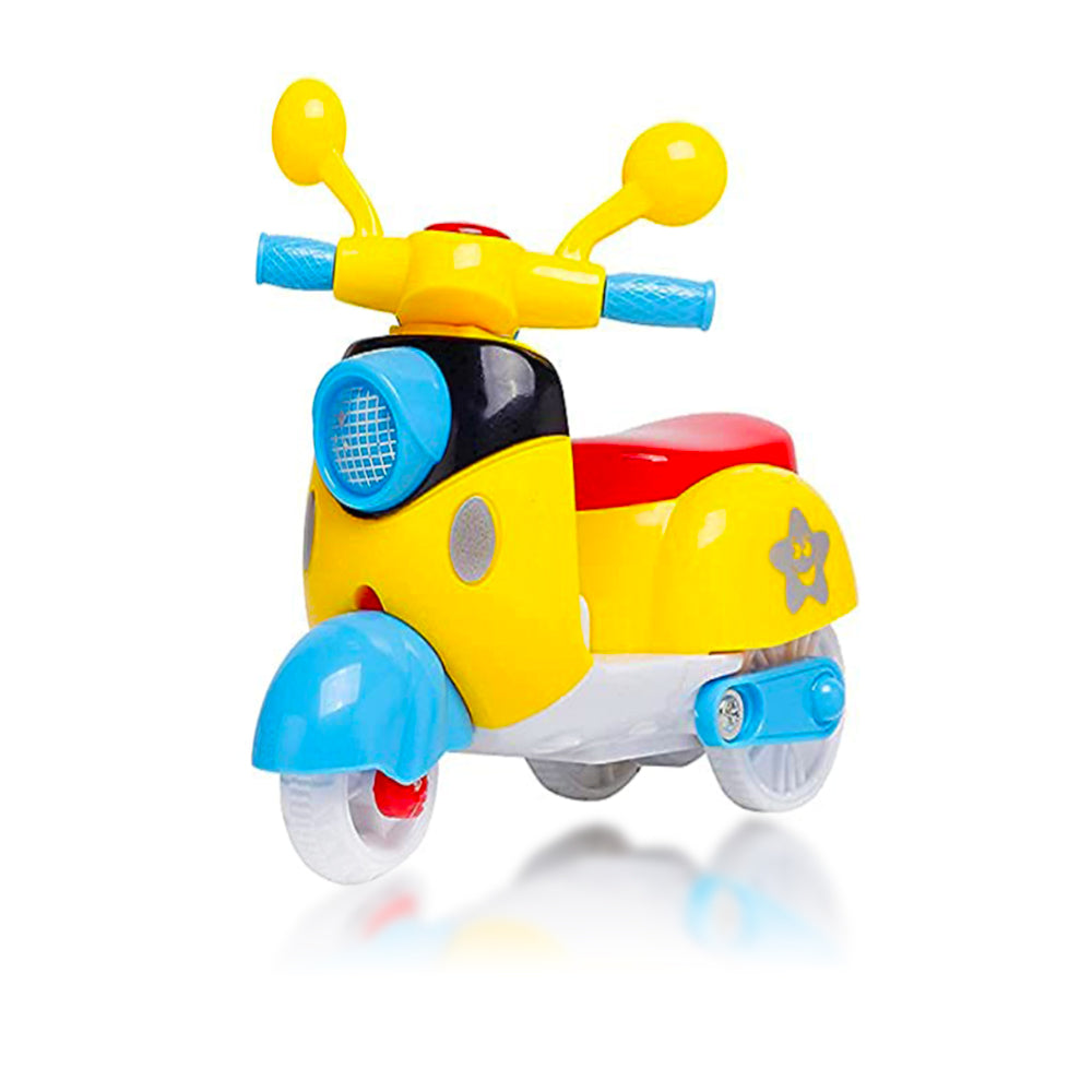 Mini Cartoon Scooter Friction Toy for Kids (Set of 1)