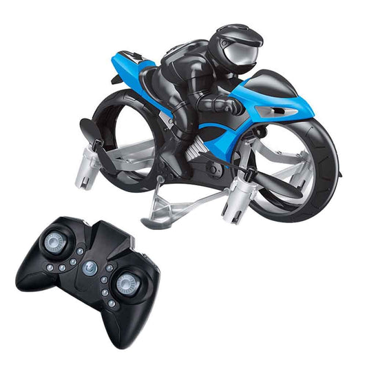 Remote Control Flying and Racing Bike Toy