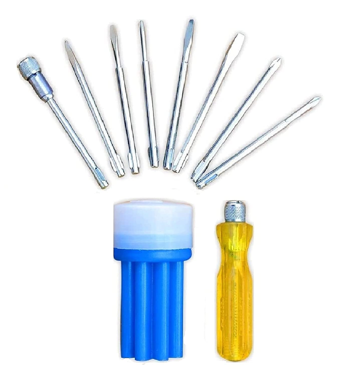 8-in-1 Home Screwdriver Set with Electrical Tester