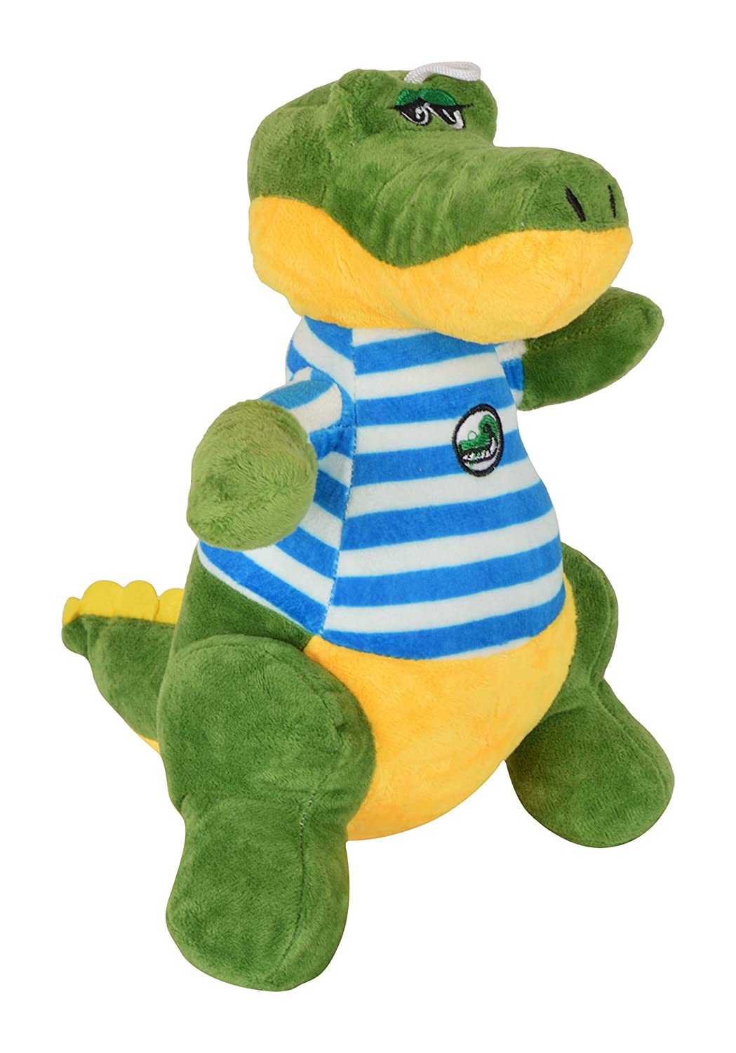 Custom 30 cm green crocodile plush.