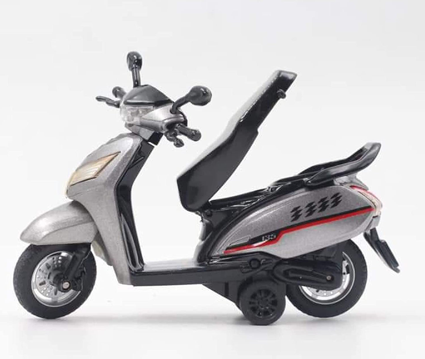 Bestiva Grey Pull Back Scooty Toy