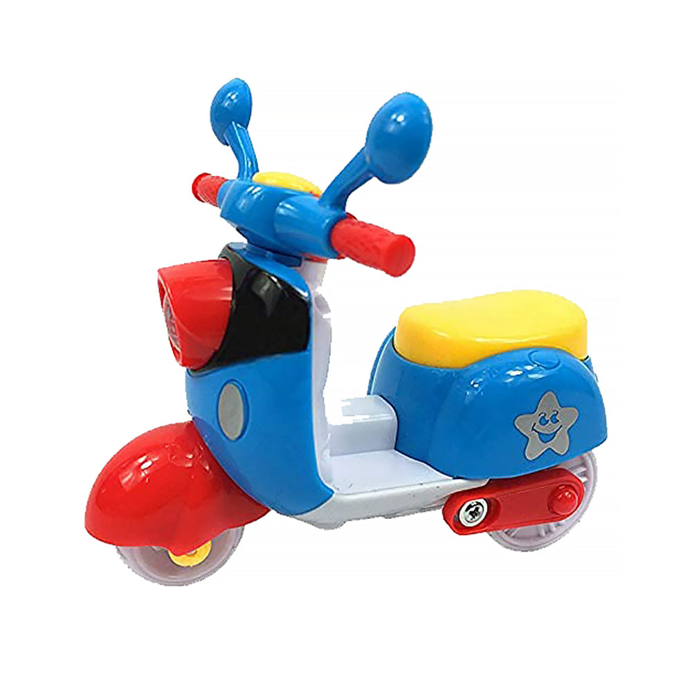 Mini Cartoon Scooter Friction Toy for Kids (Set of 1)