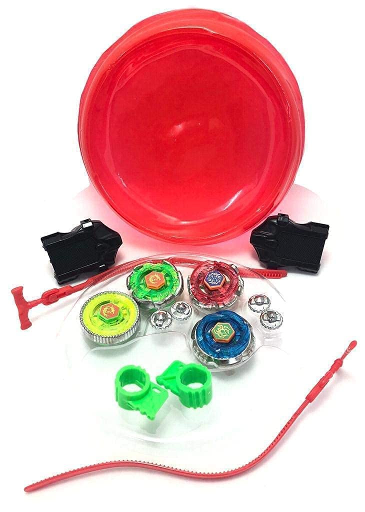 4-in-1 Metal Fusion Beyblades Set