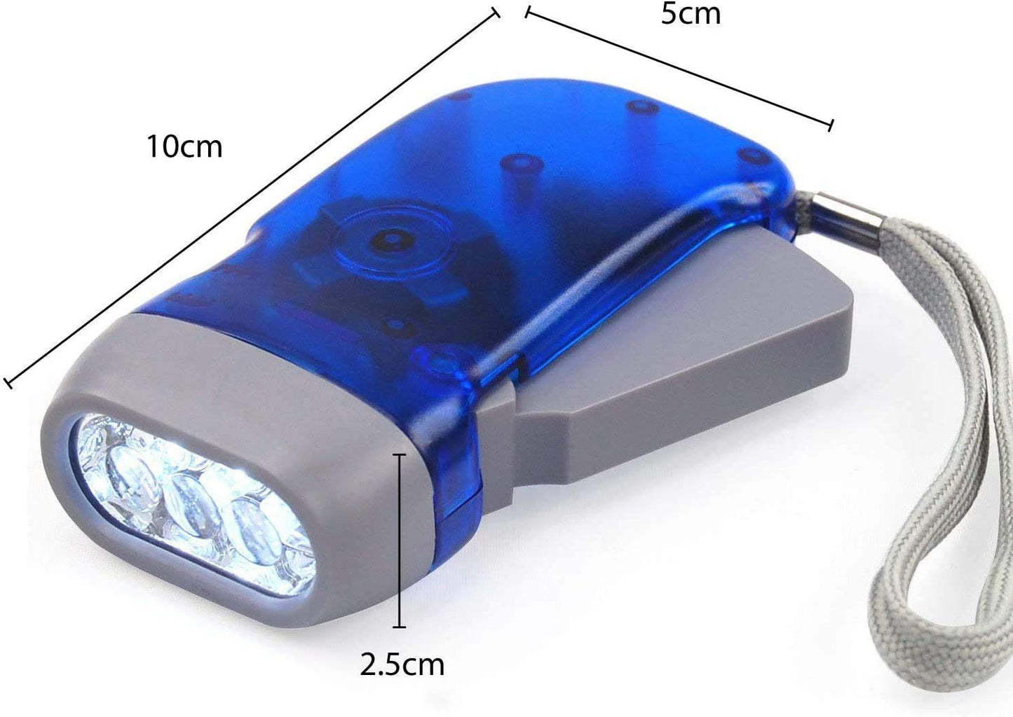 Rechargeable 3 LED Dynamo Emergency Light