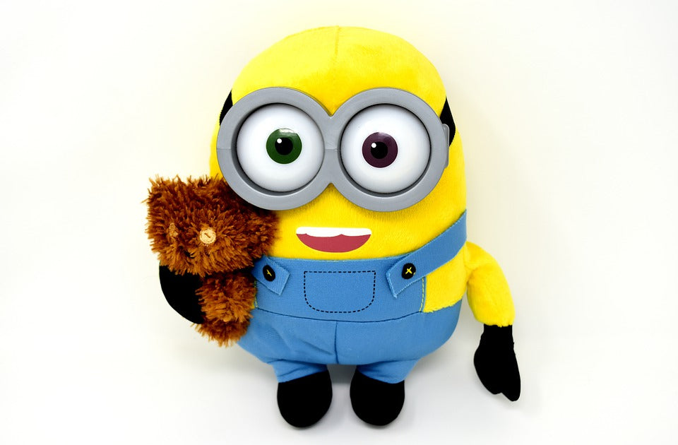 Stuffed Minion Soft Toy for Kids (30CM)