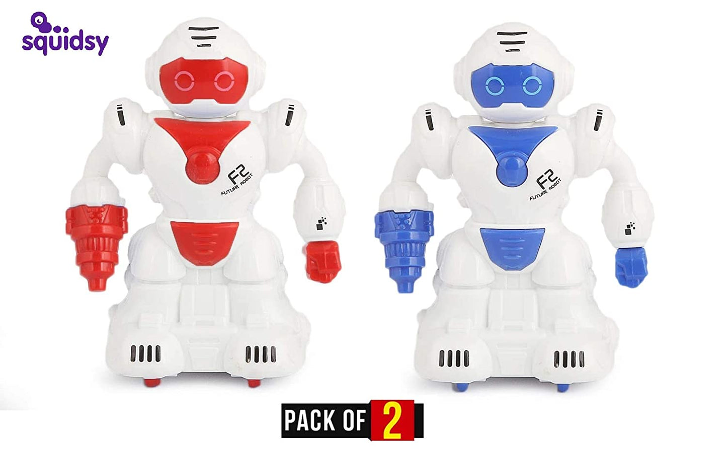 "Pull-Back Robot Toy with Movable Parts"