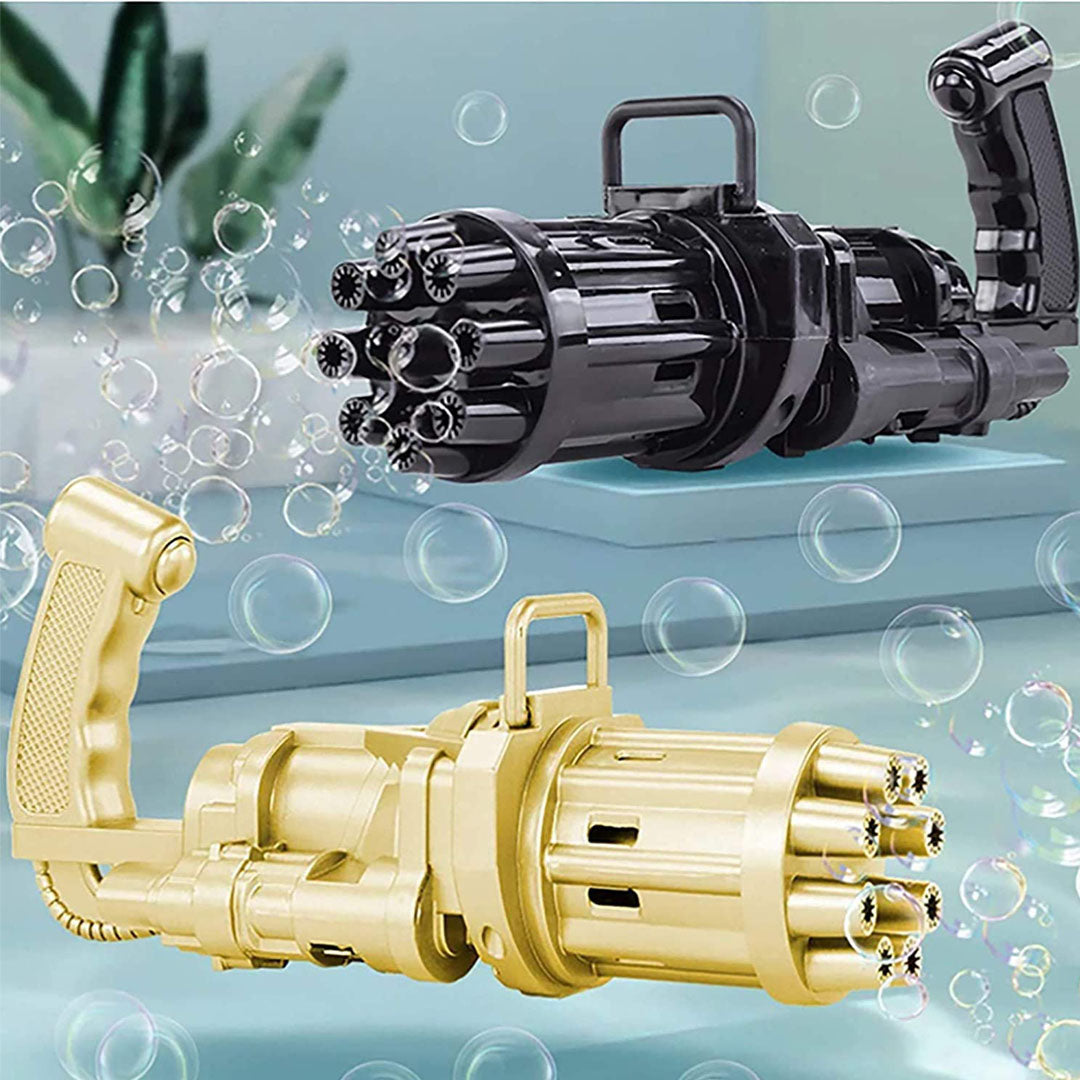 8-Hole Gatling Electric Bubbles Gun Toy for Kids