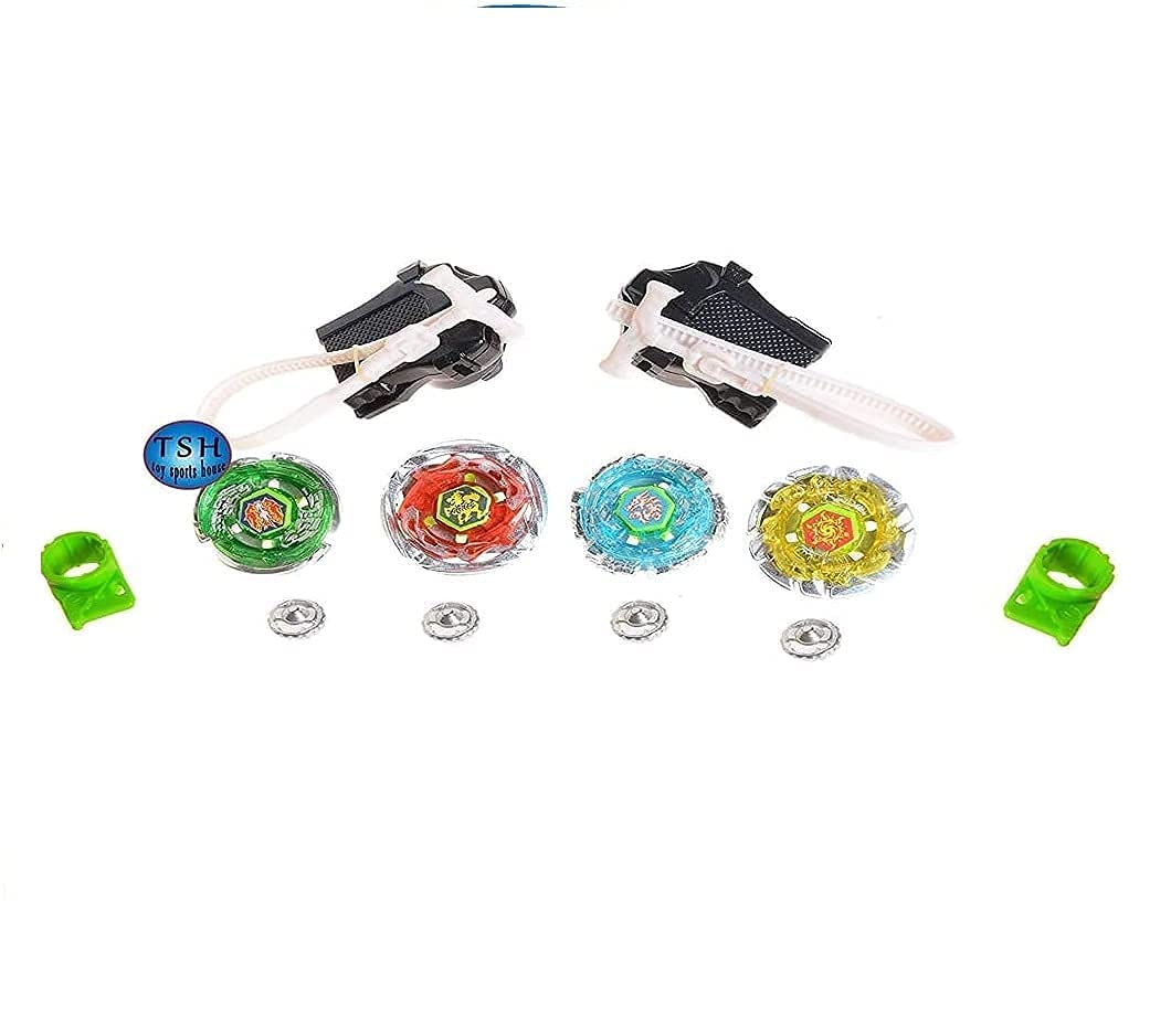 4-in-1 Metal Fusion Beyblades Set