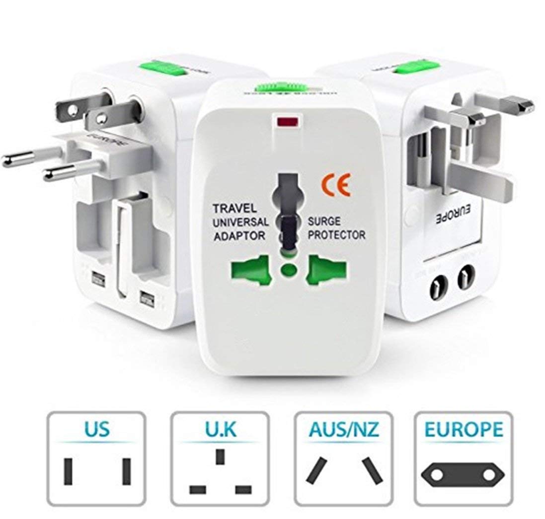 Universal World Wide Travel Power Plug Adapter