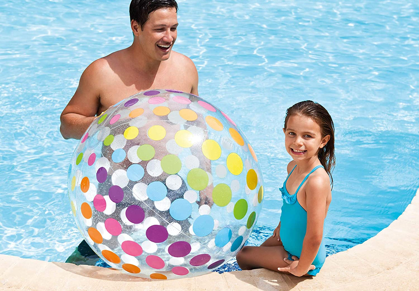 Intex 48" Jumbo Colorful Beach Ball  (1 Piece) (48 Inches)