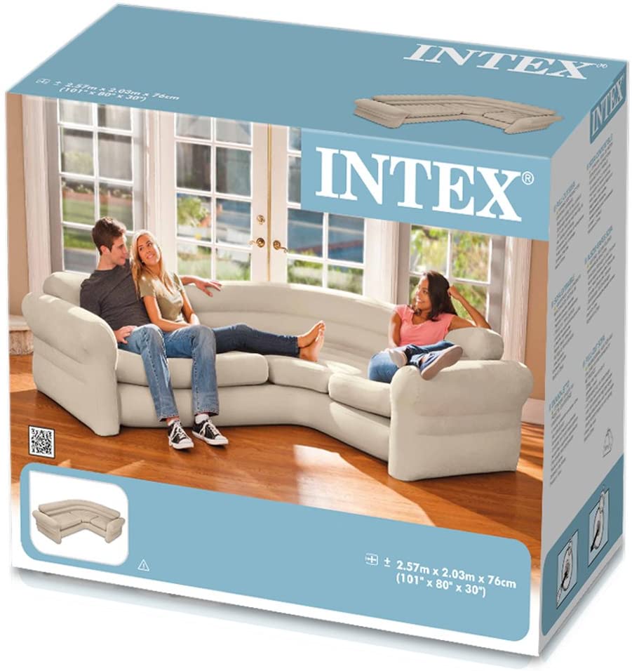 Intex Inflatable Corner Couch Sofa 68575