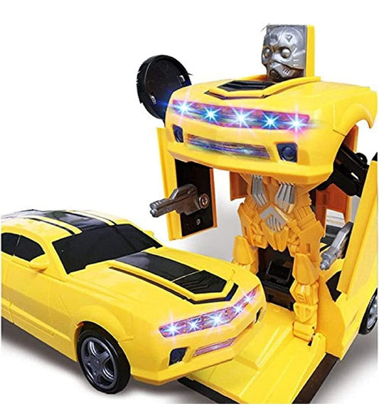 2-in-1 Deformation Robot Car Toy with Light