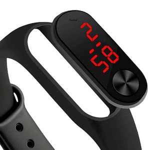 Silicone Digital LED Bracelet Rubber Strap Band