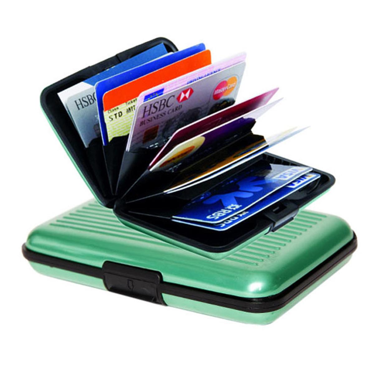 Metal Unisex RFID Card Holder Aluminum Wallet