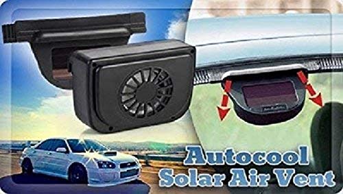 Solar-Powered Car Ventilation Cooler Fan