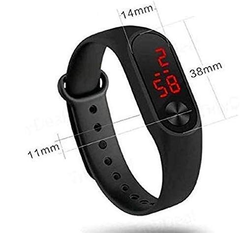 Silicone Digital LED Bracelet Rubber Strap Band