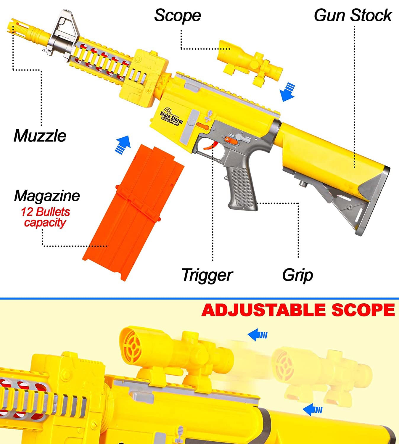 Battery Operated Automatic Soft Bullet Gun