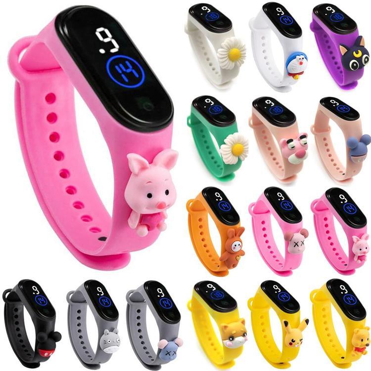 Boys' LED watch with character band.