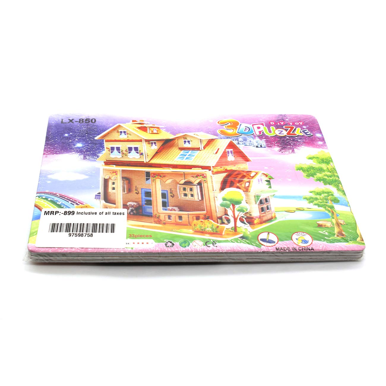 3D House Puzzle Game for Kids