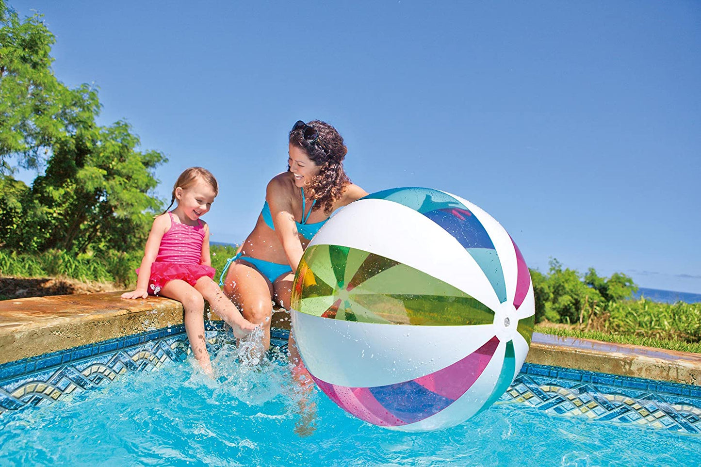 Blue Intex 59066 Giant Beach Ball.