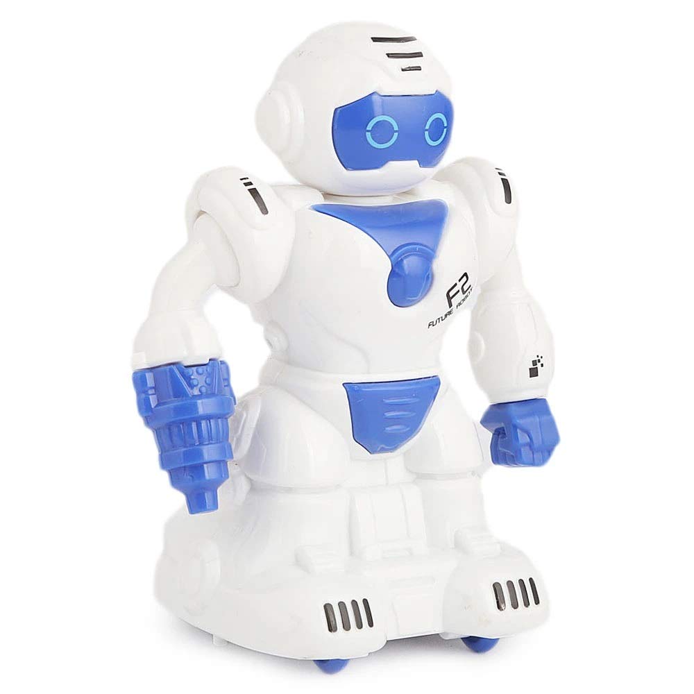 "Pull-Back Robot Toy with Movable Parts"