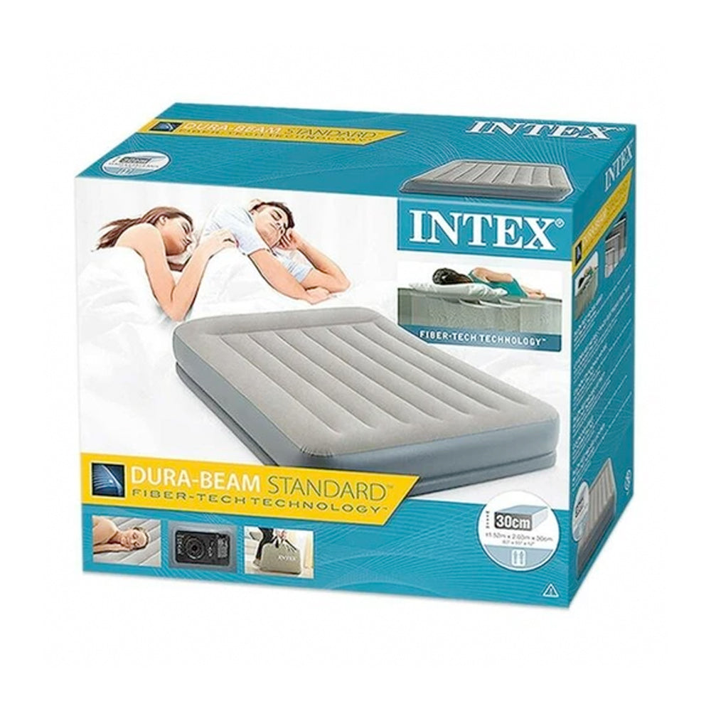 Intex Queen Mid-Rise Airbed with Pump