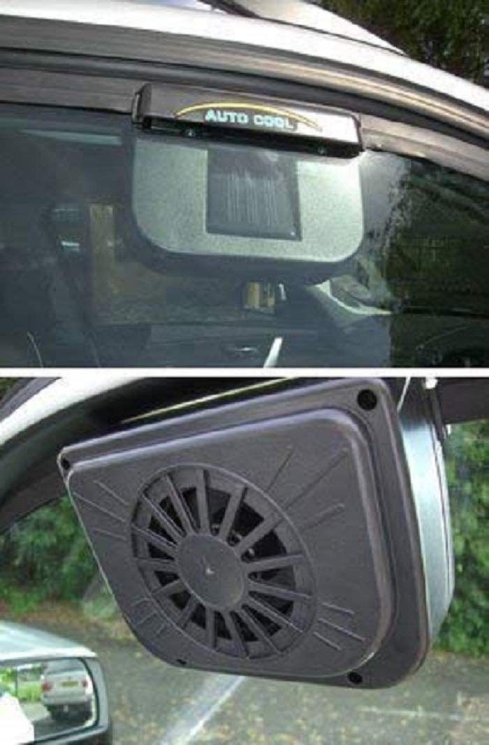 Solar-Powered Car Ventilation Cooler Fan